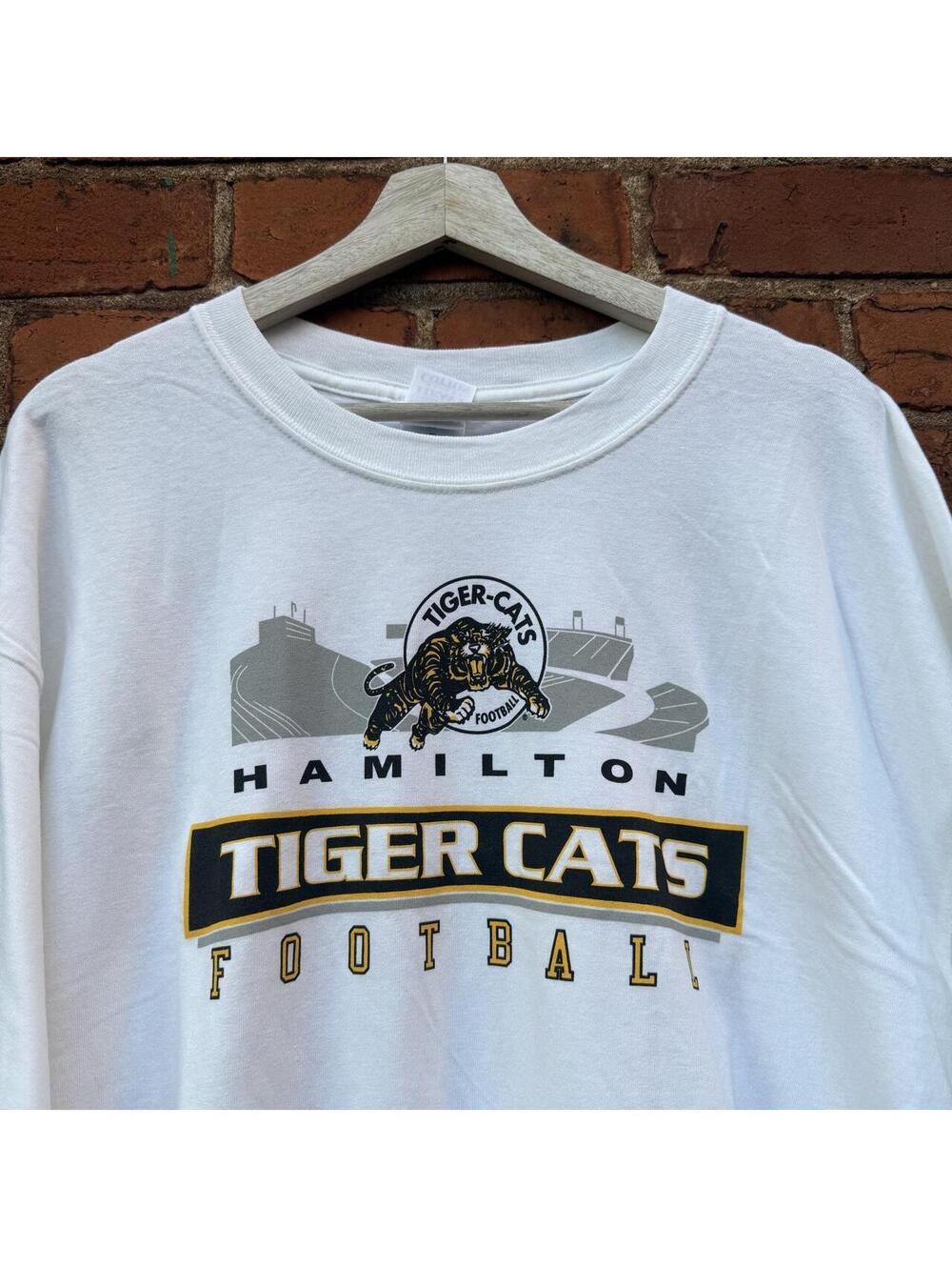 Vintage Hamilton tiger cats t shirt 00s XL